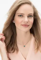 Earring Mini Post Emerald