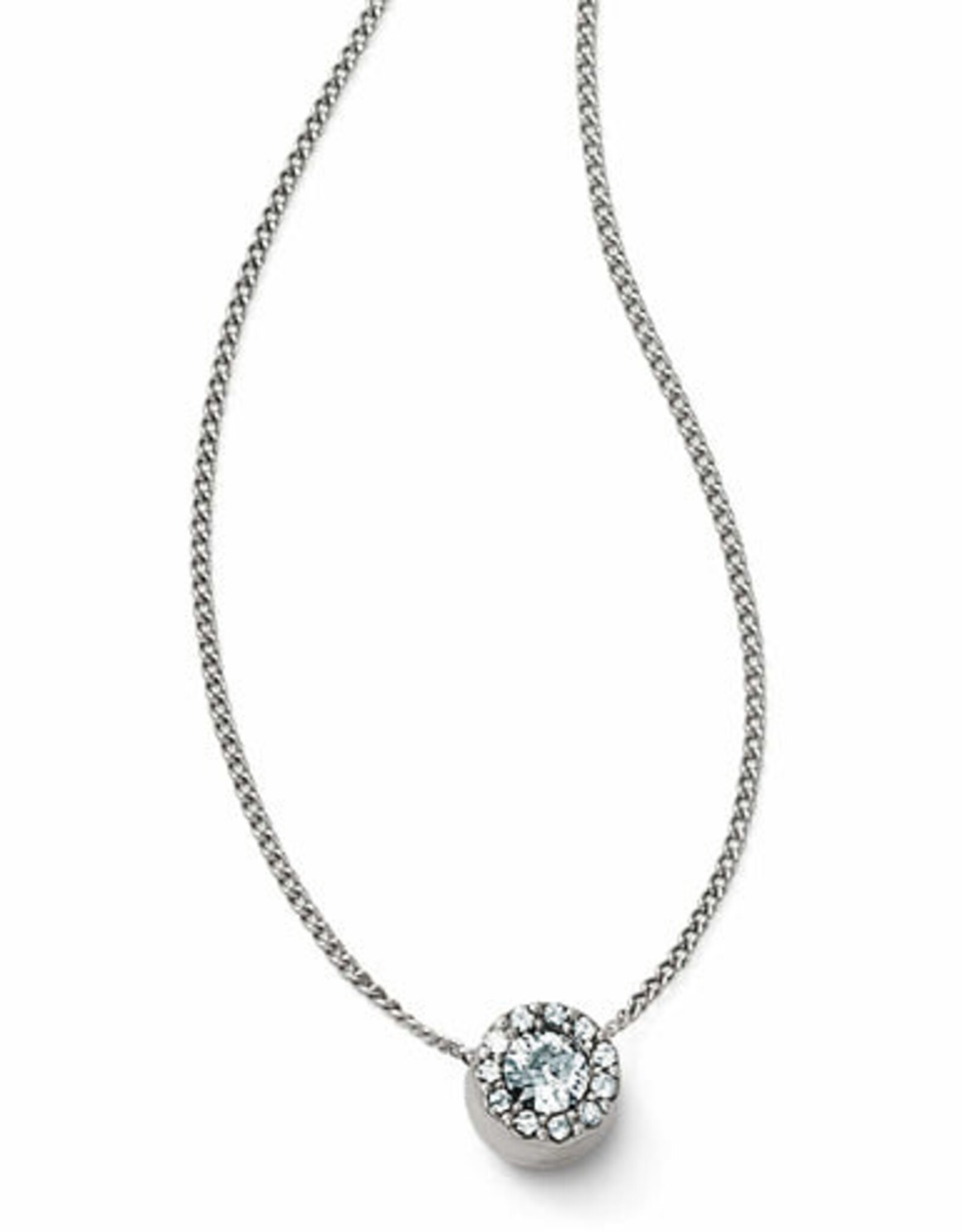 Necklace Illumina Mini Solitare Silver