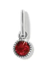 Glitz Birthstone Amulet Silver-Siam OS