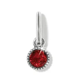 Glitz Birthstone Amulet Silver-Siam OS