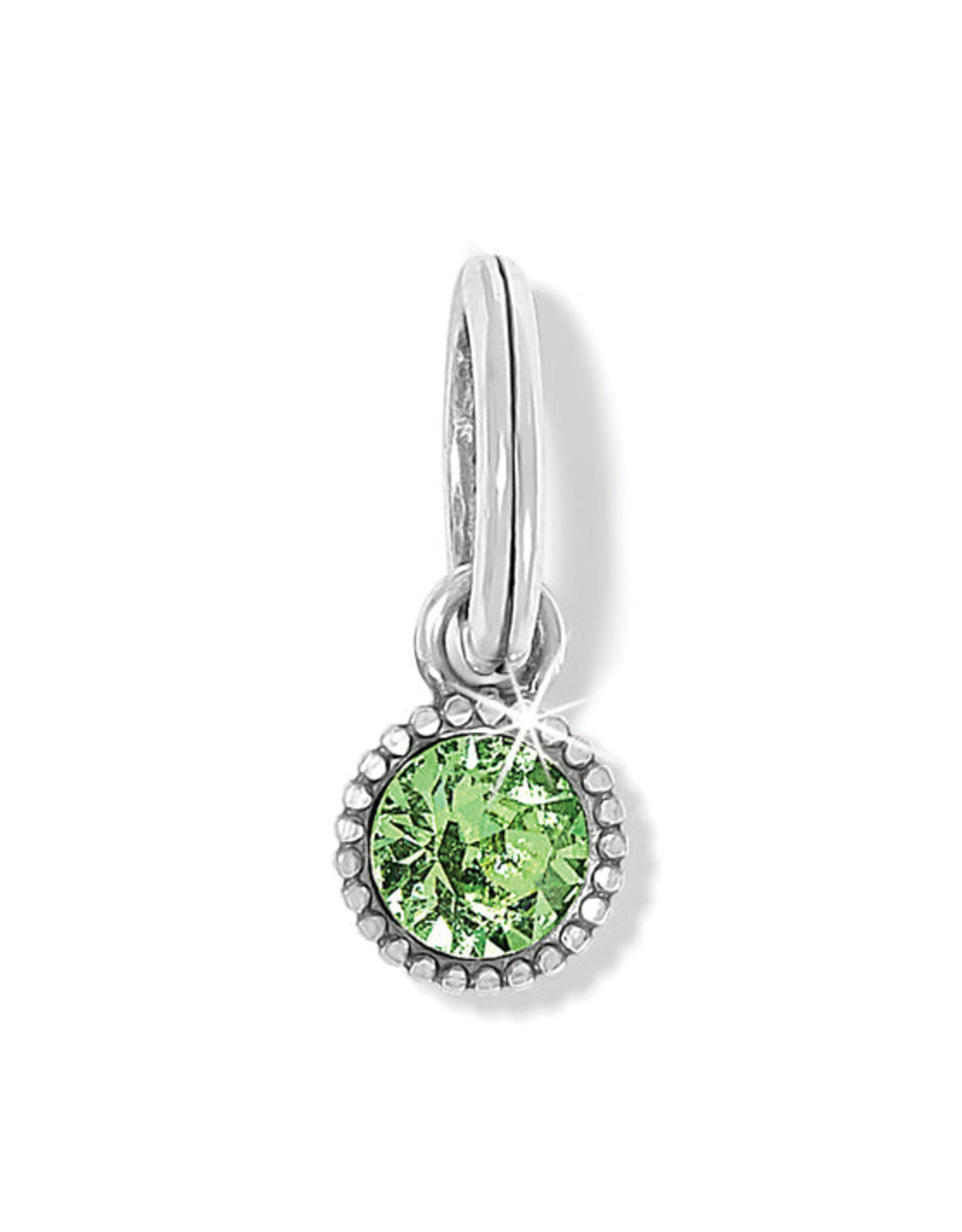 Glitz Birthstone Amulet Silver-Peridot OS
