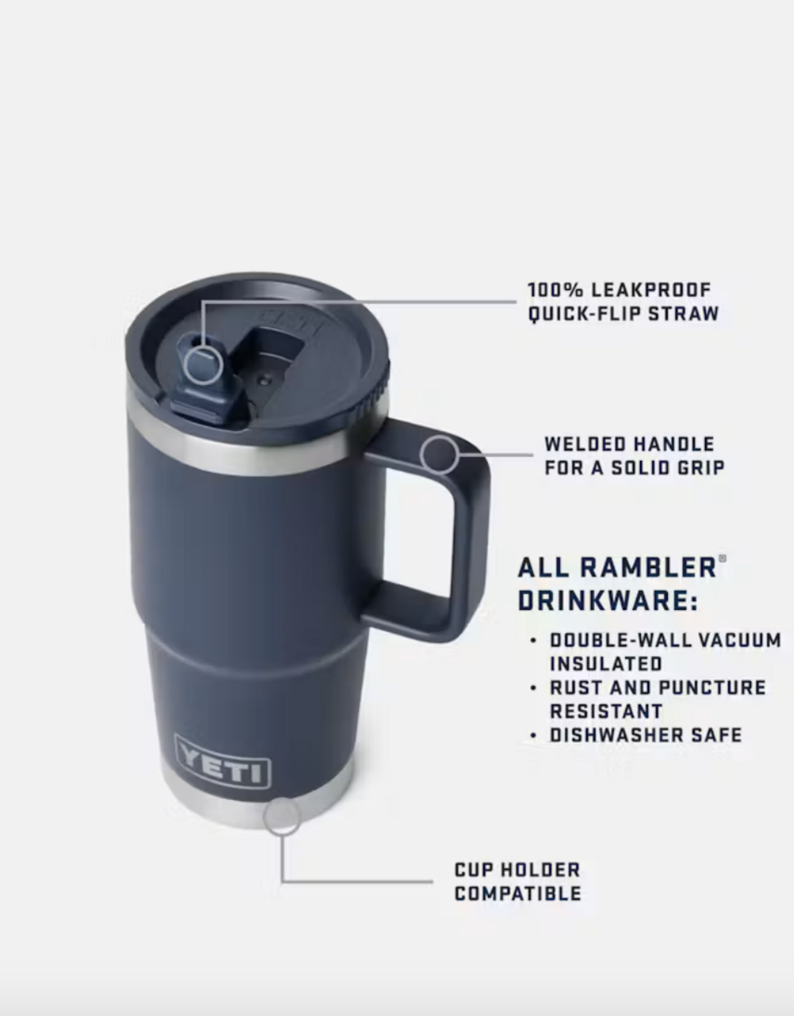 Rambler 20oz Travel Straw Mug Venom