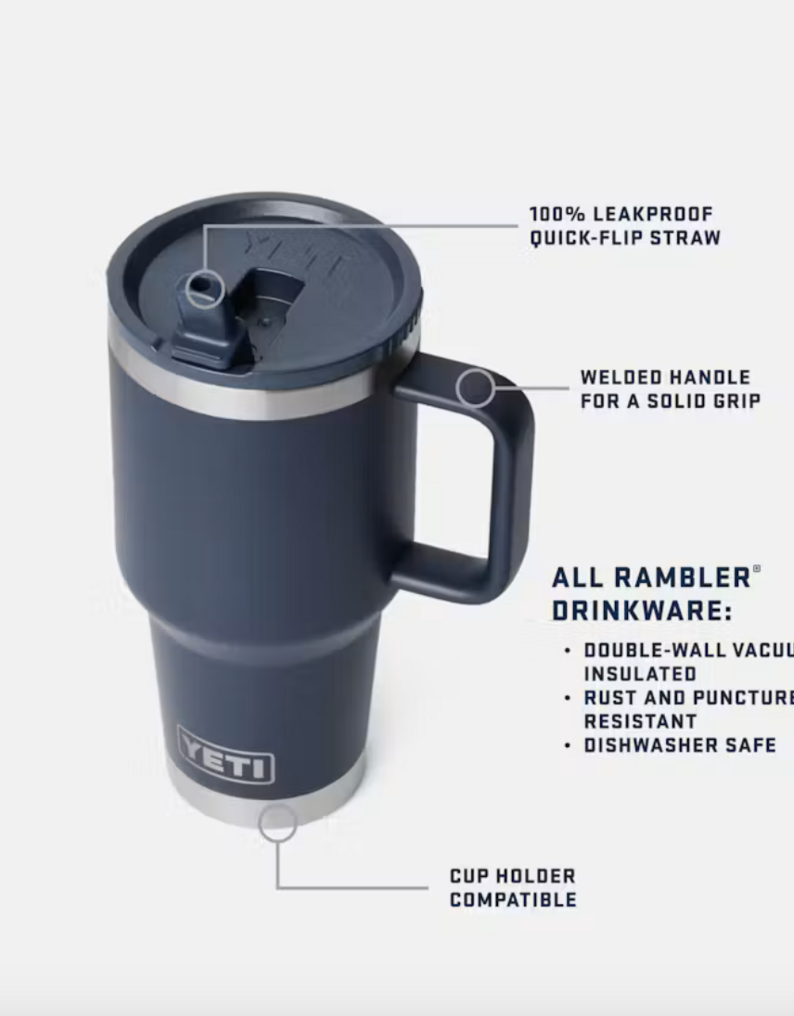 Rambler 30oz Travel Straw Mug Venom
