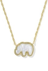 ELEPHANT SHORT PENDANT NECKLACE