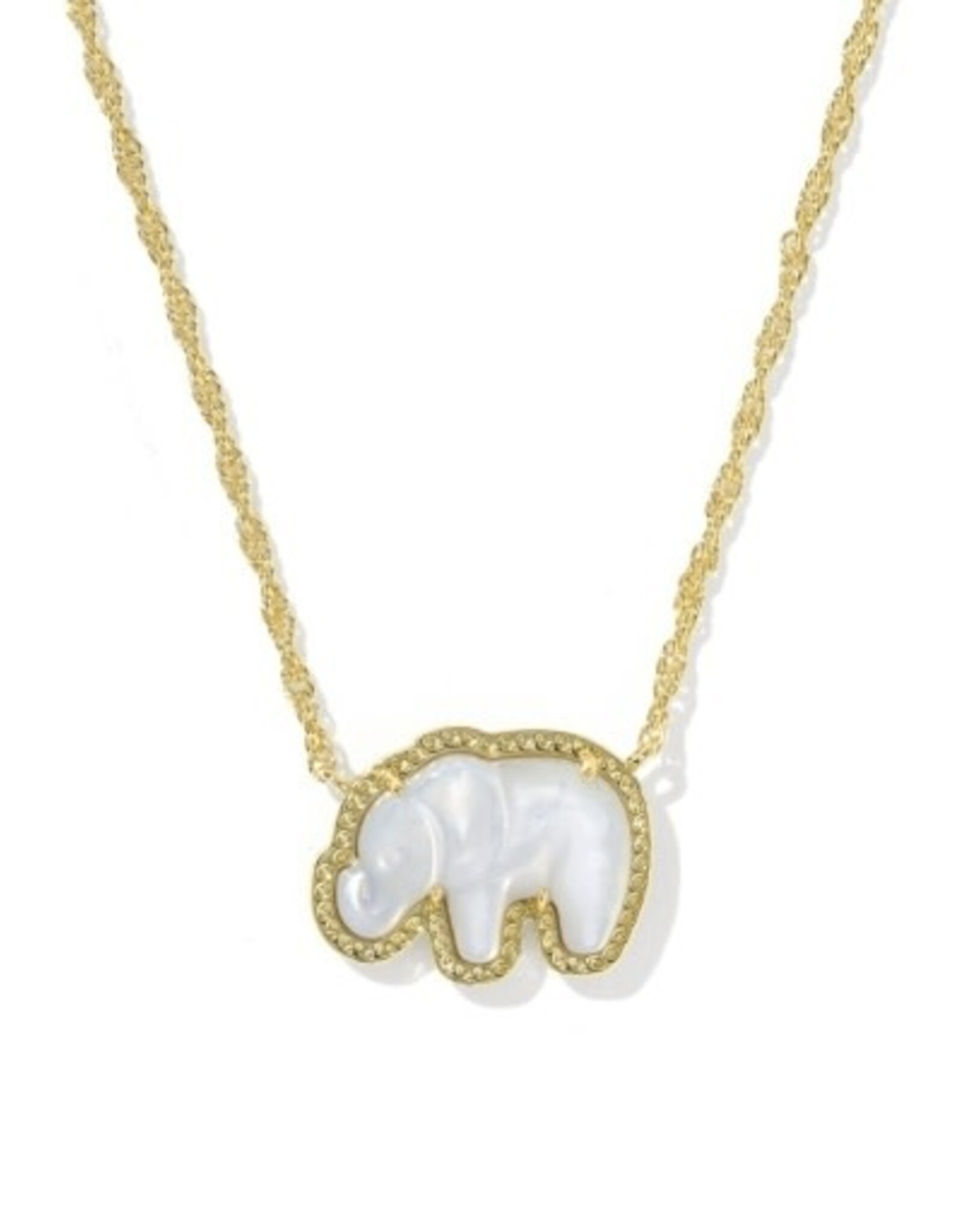 ELEPHANT SHORT PENDANT NECKLACE