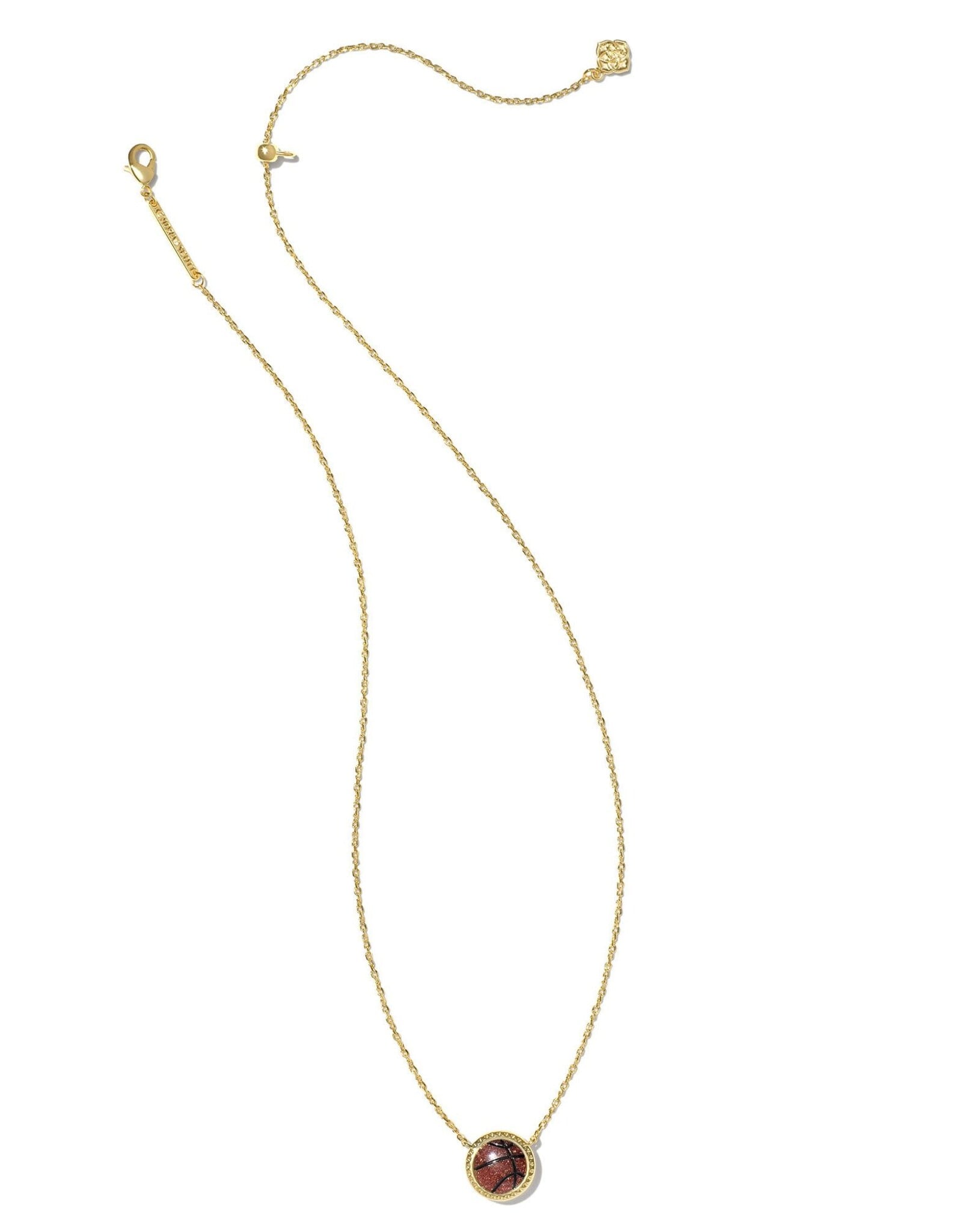 BASKETBALL SHORT PENDANT NECKLACE
