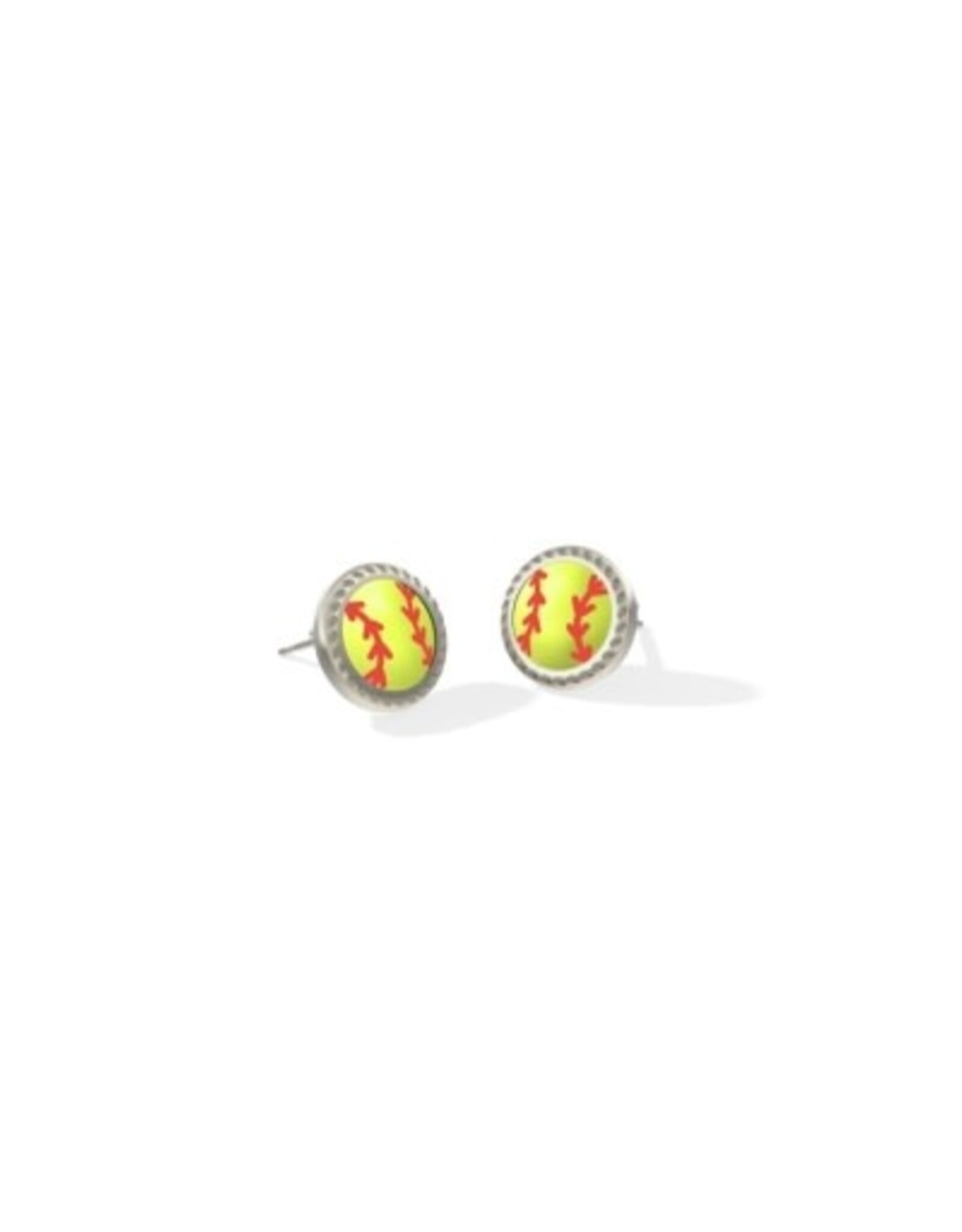 SOFTBALL STUD EARRINGS