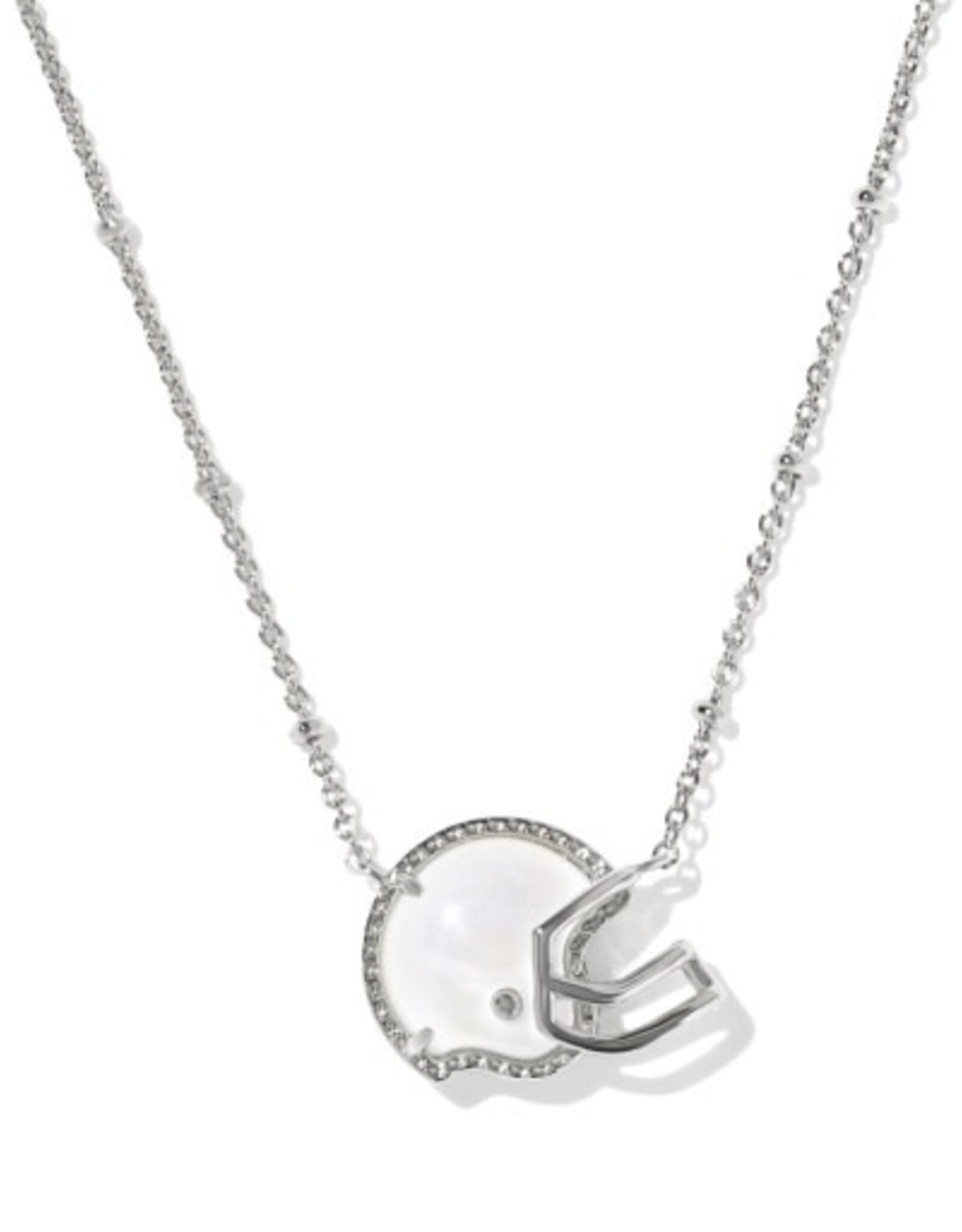 FOOTBALL HELMET SHORT PENDANT NECKLACE