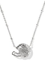 FOOTBALL HELMET SHORT PENDANT NECKLACE