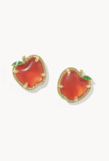 APPLE STUD EARRINGS