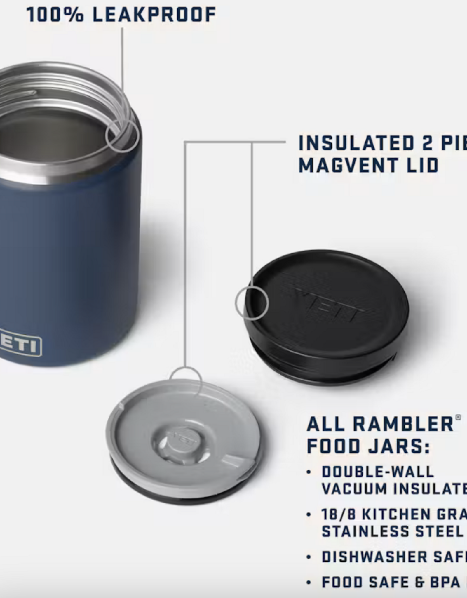 Rambler 24oz Food Jar Black