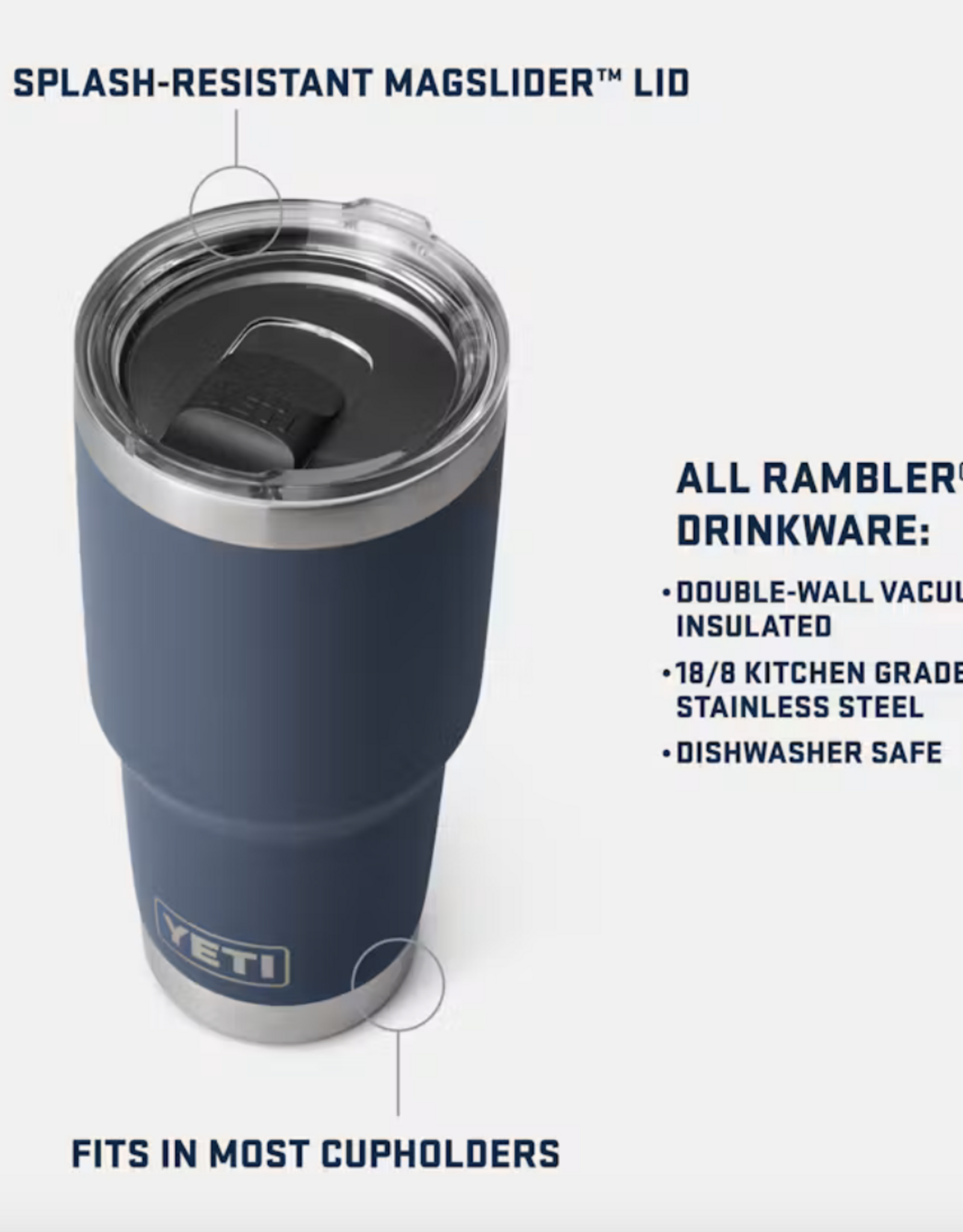 Rambler 30oz Tumbler Olive/King Crab Orange
