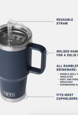 Rambler 35oz Straw Mug Seafoam