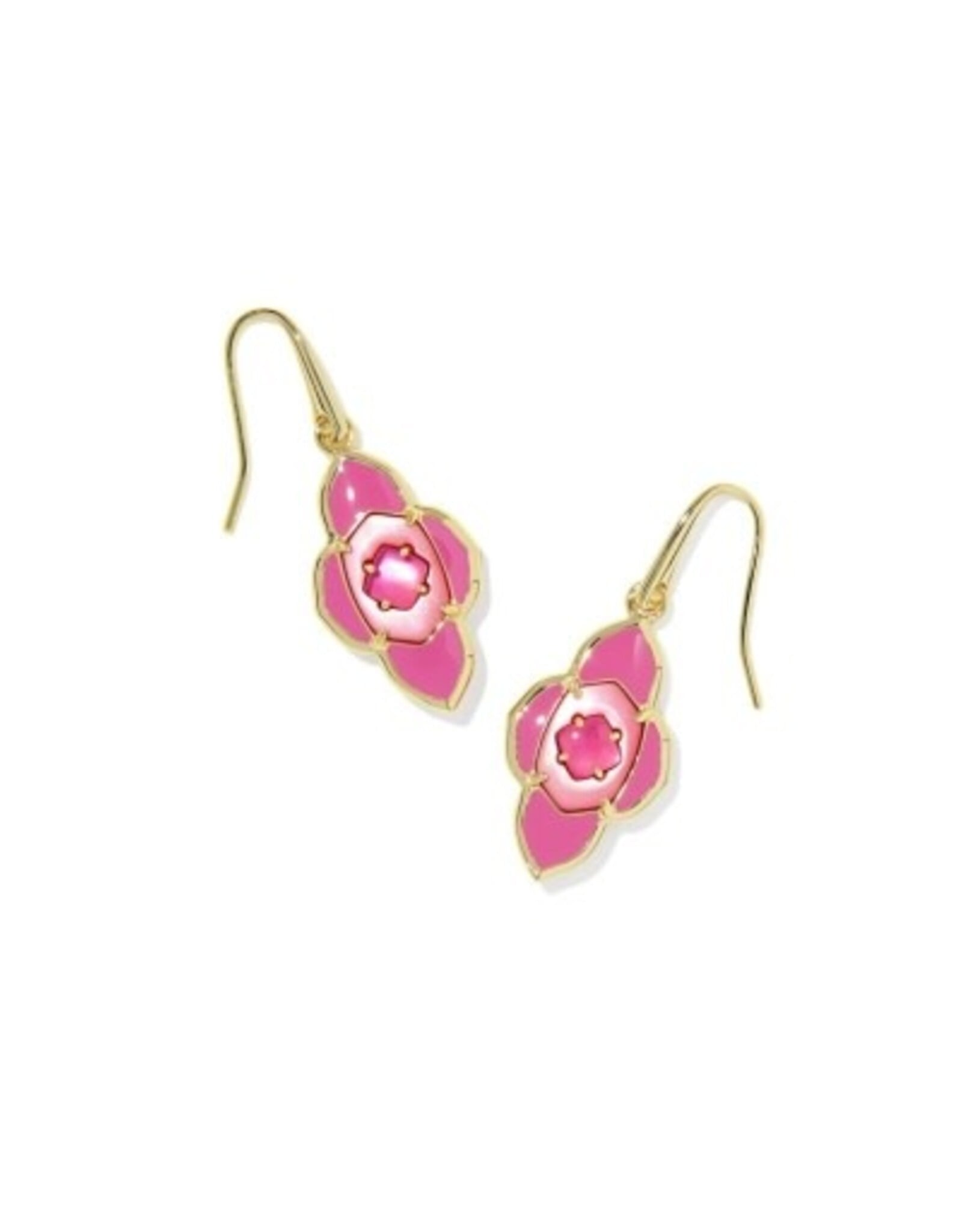 ABBIE MEDALLION SMALL DROP EARRINGS