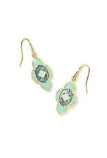 ABBIE MEDALLION SMALL DROP EARRINGS
