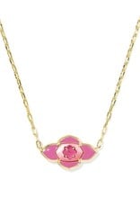 ABBIE MEDALLION SHORT PENDANT NECKLACE