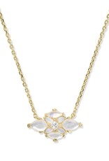 ABBIE CRYSTAL SHORT PENDANT NECKLACE