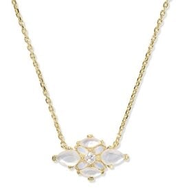 ABBIE CRYSTAL SHORT PENDANT NECKLACE
