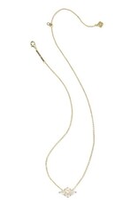 ABBIE CRYSTAL SHORT PENDANT NECKLACE
