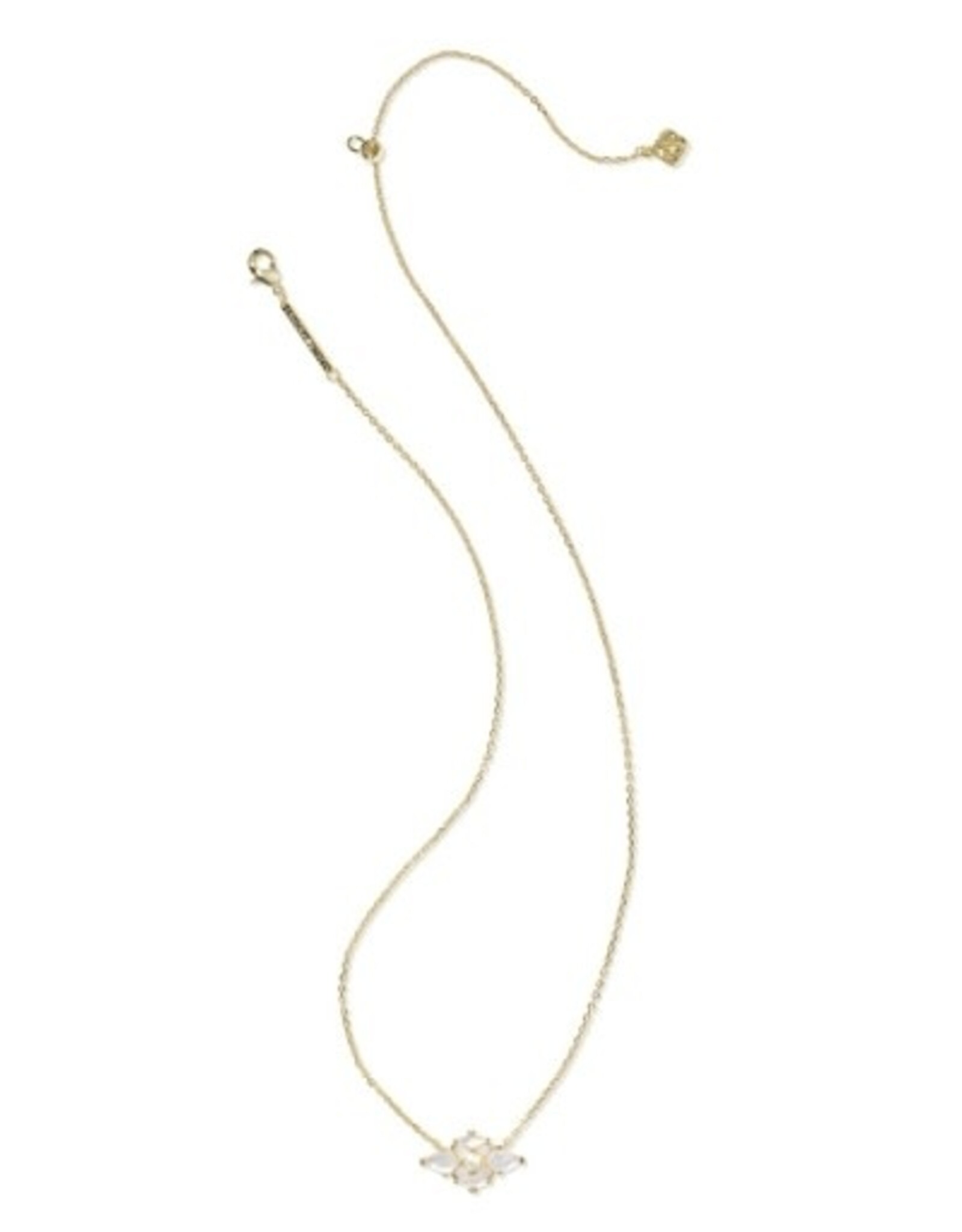 ABBIE CRYSTAL SHORT PENDANT NECKLACE