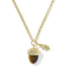 ACORN SHORT PENDANT NECKLACE