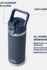 Rambler 18oz Straw Bottle Ridgeline