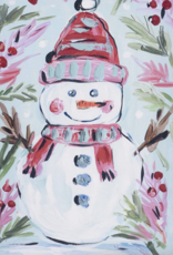 Canvas Merry Snowman