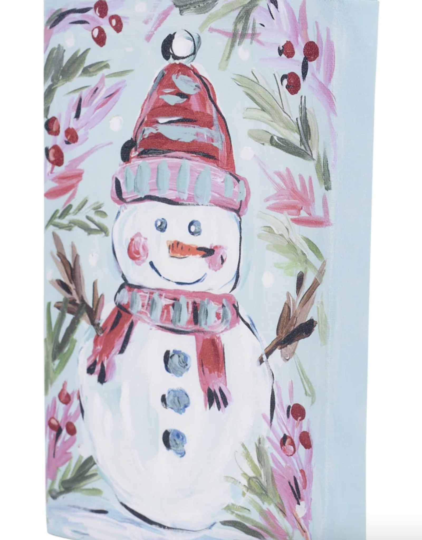 Canvas Merry Snowman