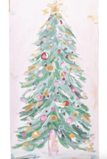 Canvas Snowy Bright Christmas Tree