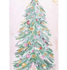 Canvas Snowy Bright Christmas Tree
