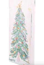 Canvas Snowy Bright Christmas Tree