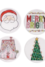 Coaster Set Merry & Bright Set Of 4