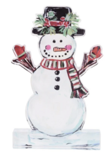 Acrylic Stand Holly Jolly Snowman