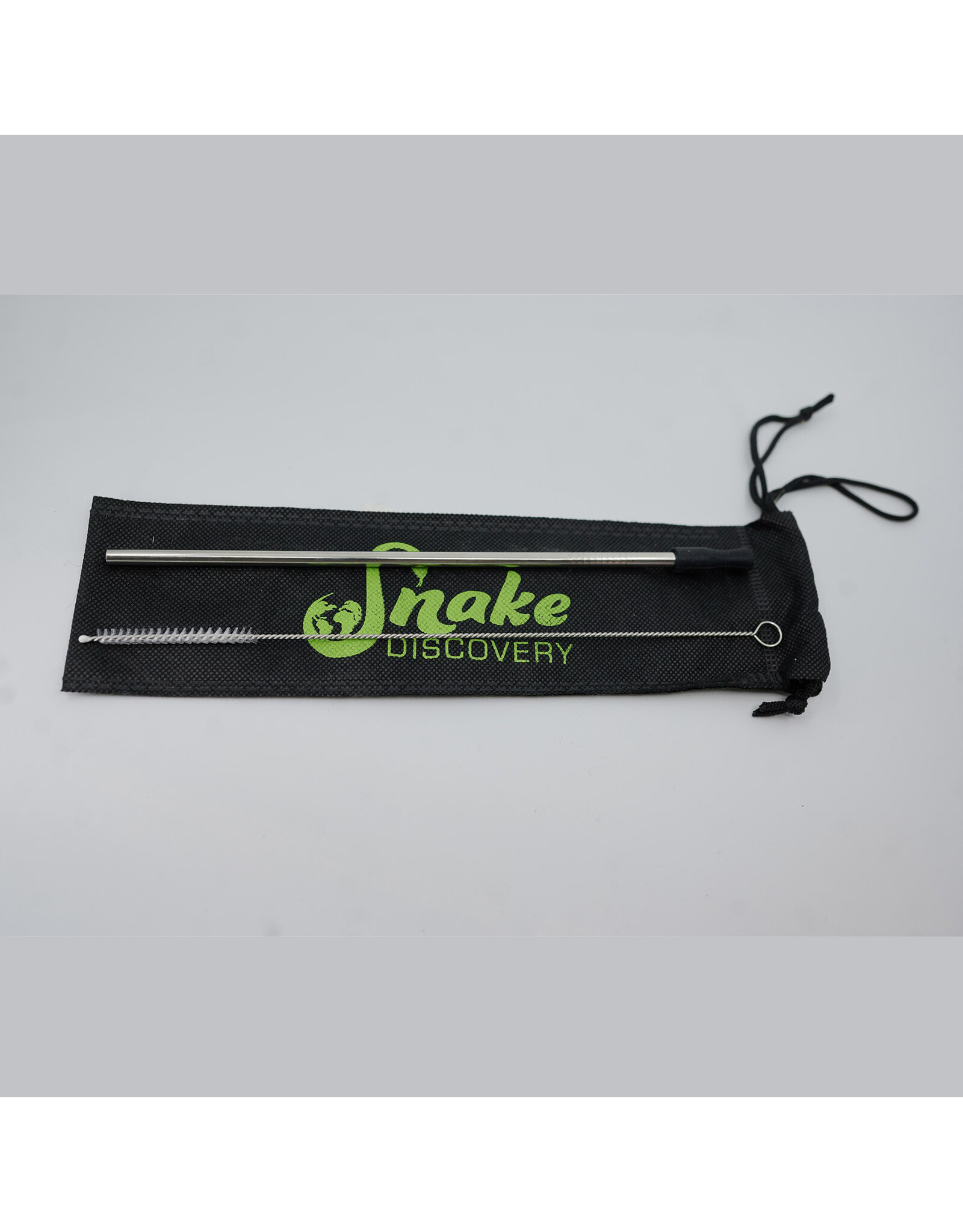 Snake Discovery Snake Discovery Metal Straw Set – Reusable with Travel Case