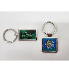 Snake Discovery SD Metal Keychain