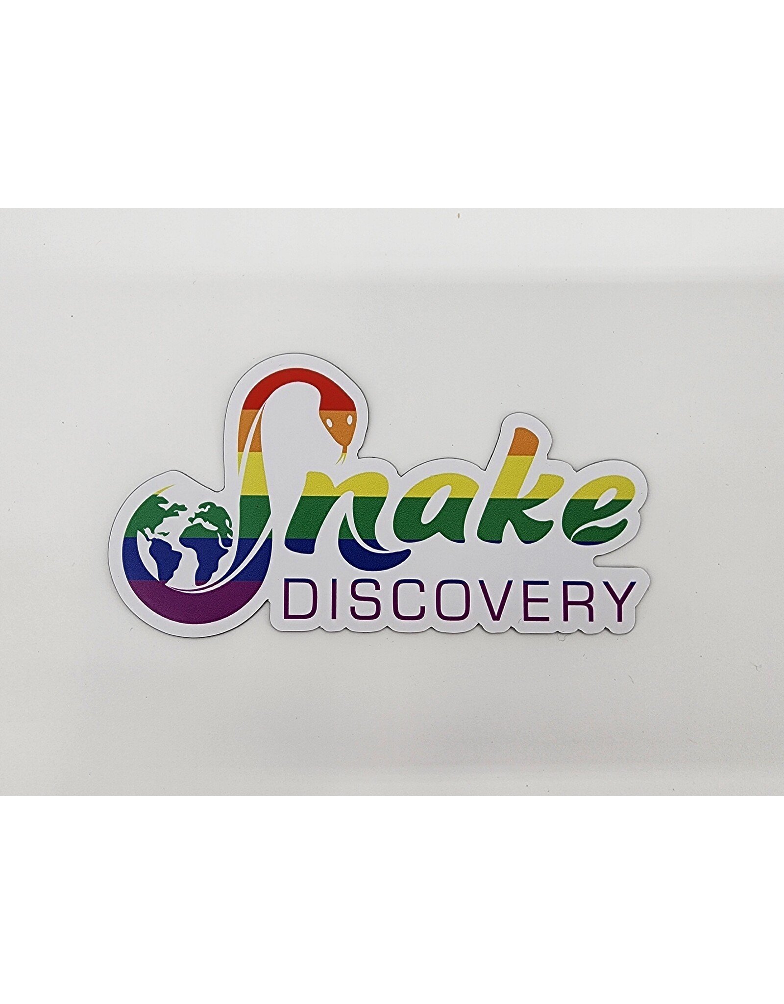 Snake Discovery SD Magnet Rainbow Logo