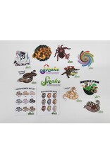 Snake Discovery SD Sticker Rex Red