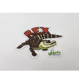 Snake Discovery SD Sticker Rex Red