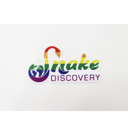 Snake Discovery SD Sticker Rainbow Logo