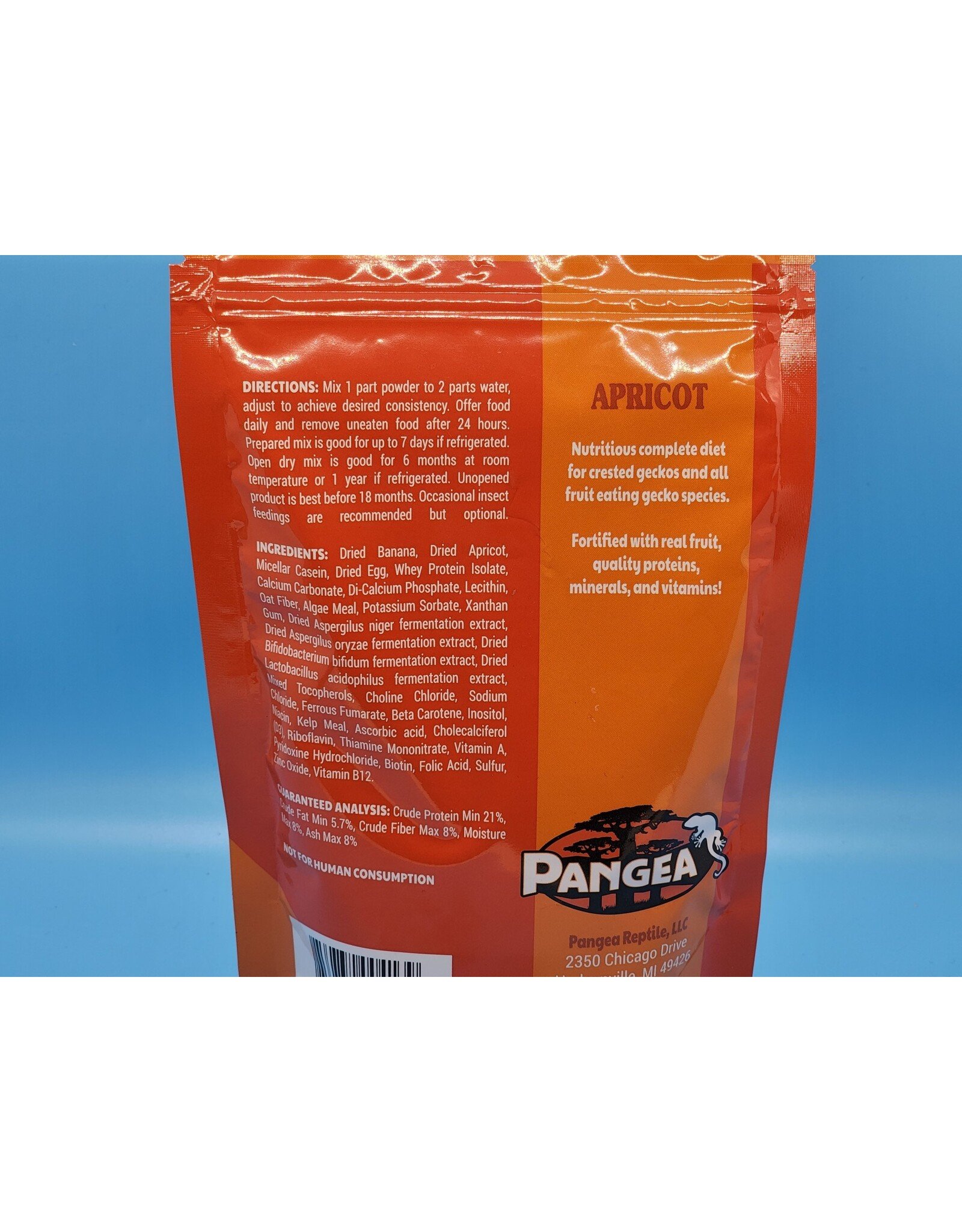 Pangea Pangea Gecko Diet Apricot 8oz