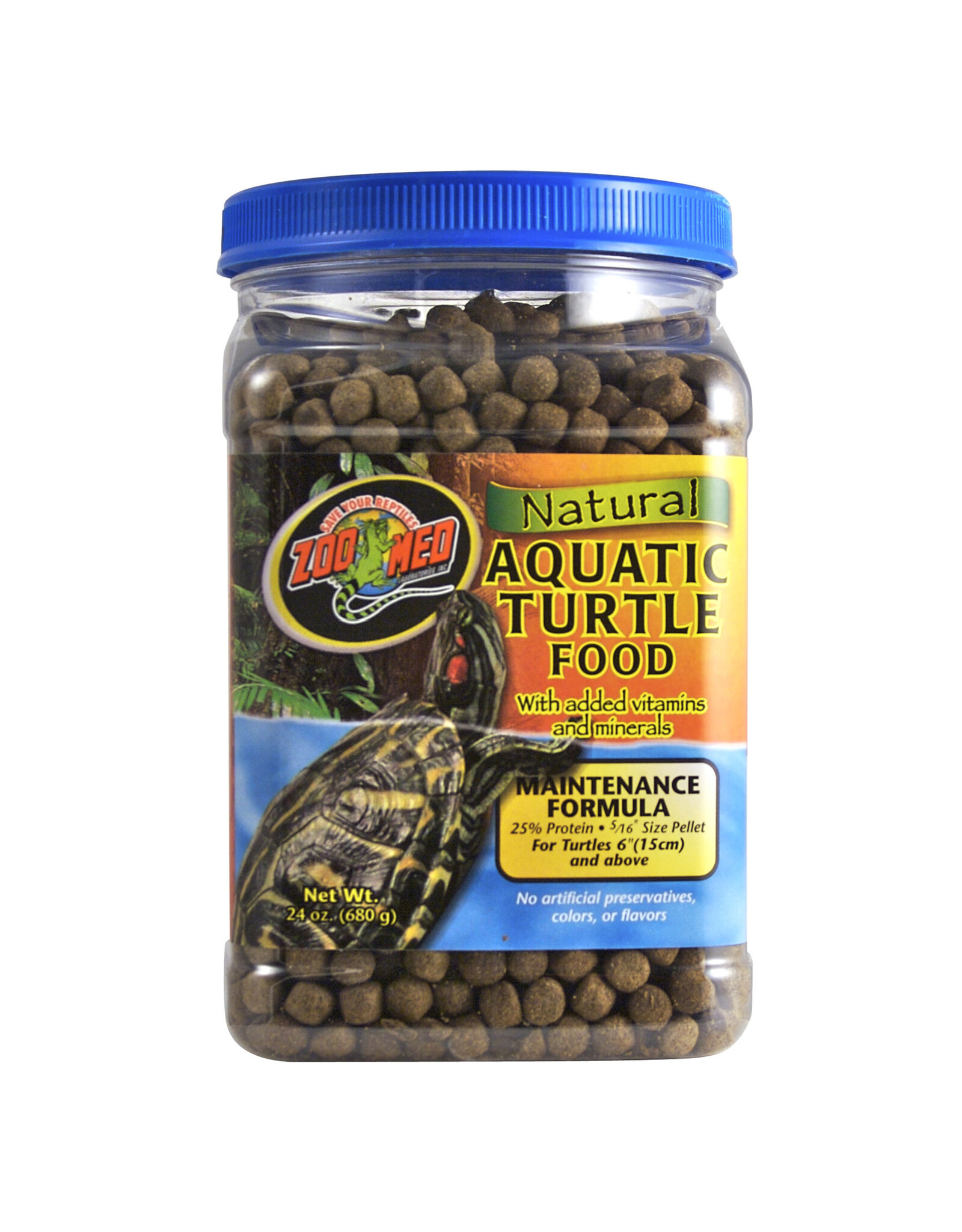 Zoo Med Natural Aquatic Turtle Food - Maint Formula 24 oz