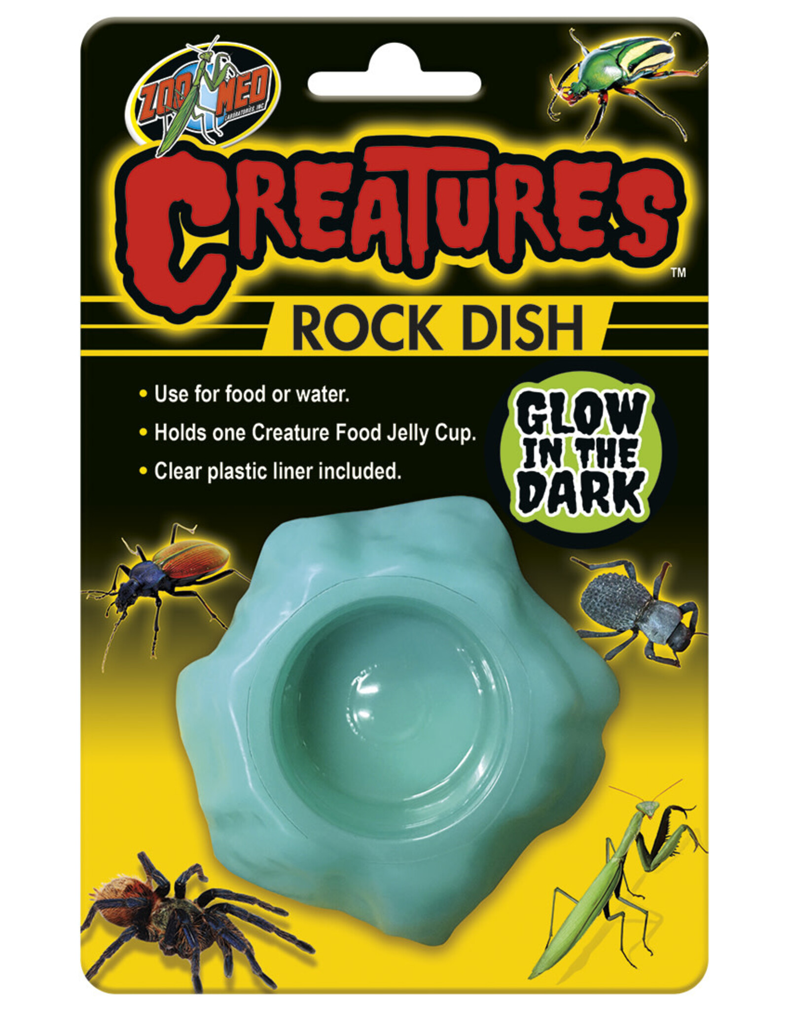 Zoo Med Glow in the Dark Creatures Rock Dish