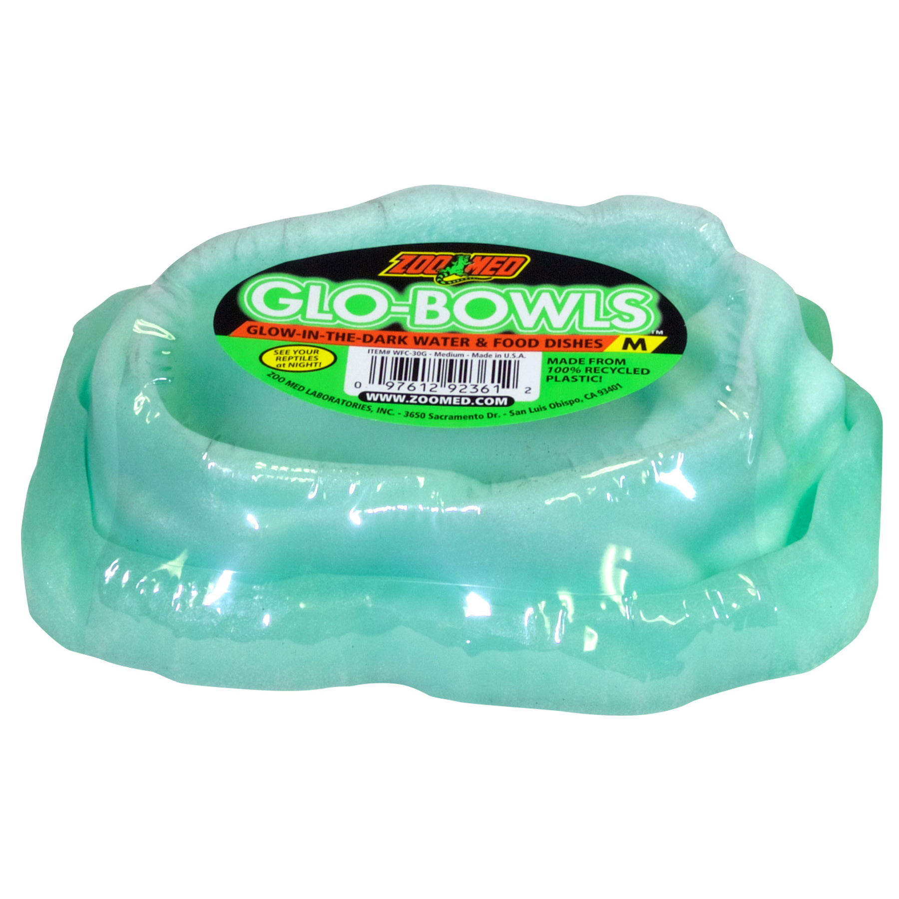 Glow Combo Repti Rock Food Water Dish med Snake Discovery
