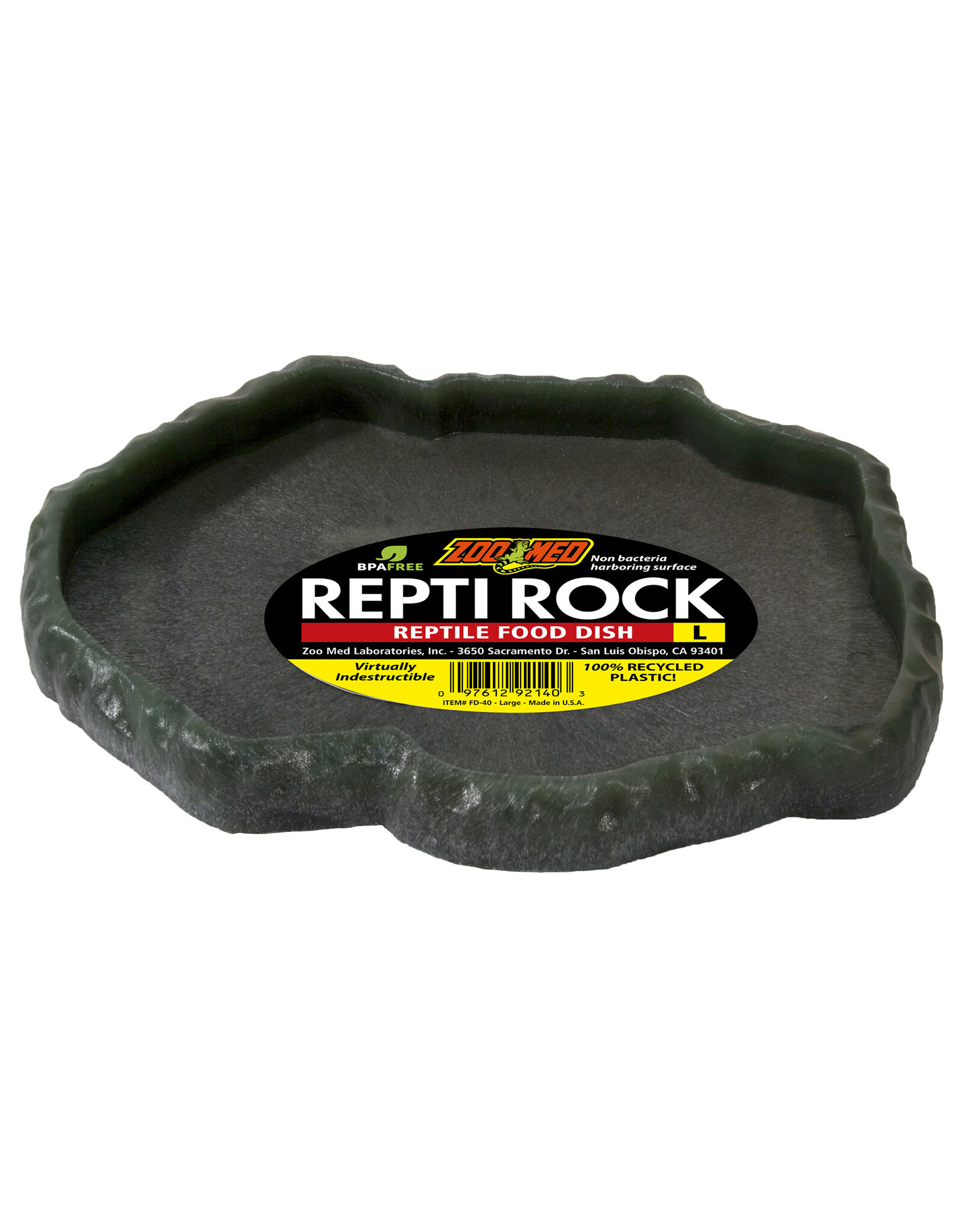 Zoo Med Repti Rock Food Dish Lg ZM FD-40 ( UPC 1403 )