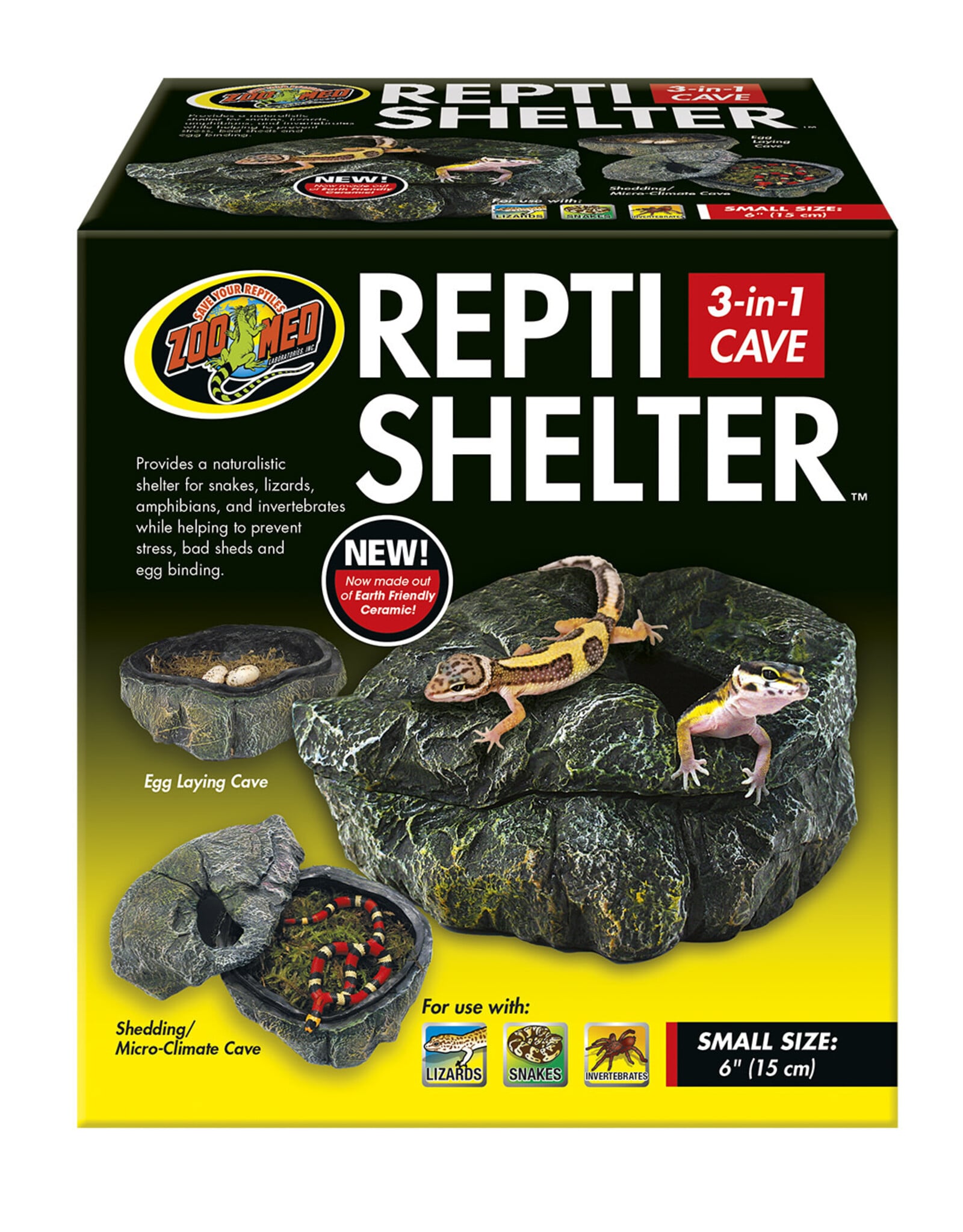 Zoo Med Zoo Med Repti Shelter 3 in 1 Cave Small
