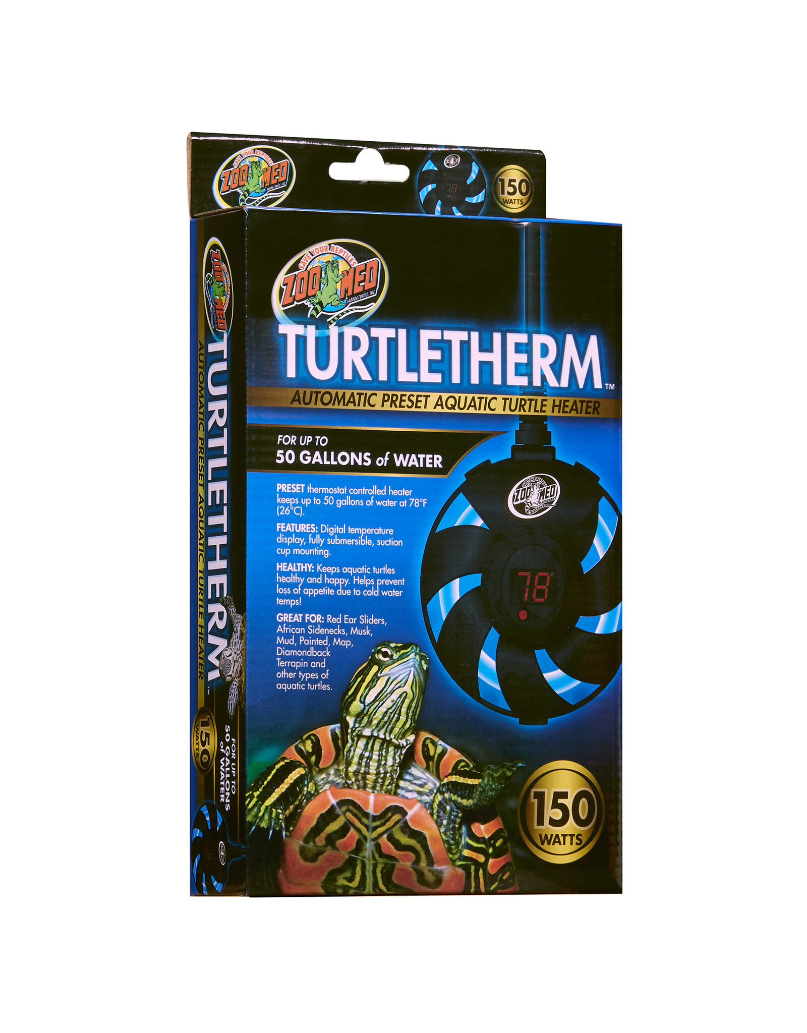 Zoo Med TurtleTherm Aquatic Turtle Heater 150 watt