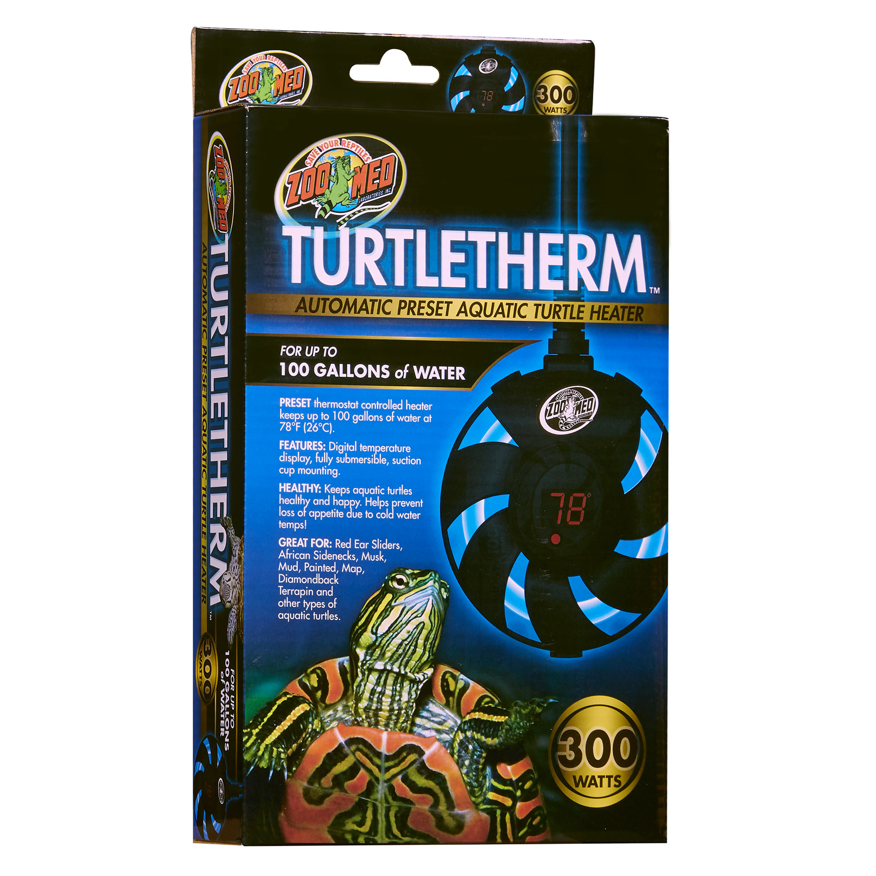 TurtleTherm Aquatic Turtle Heater 300 watt Snake Discovery