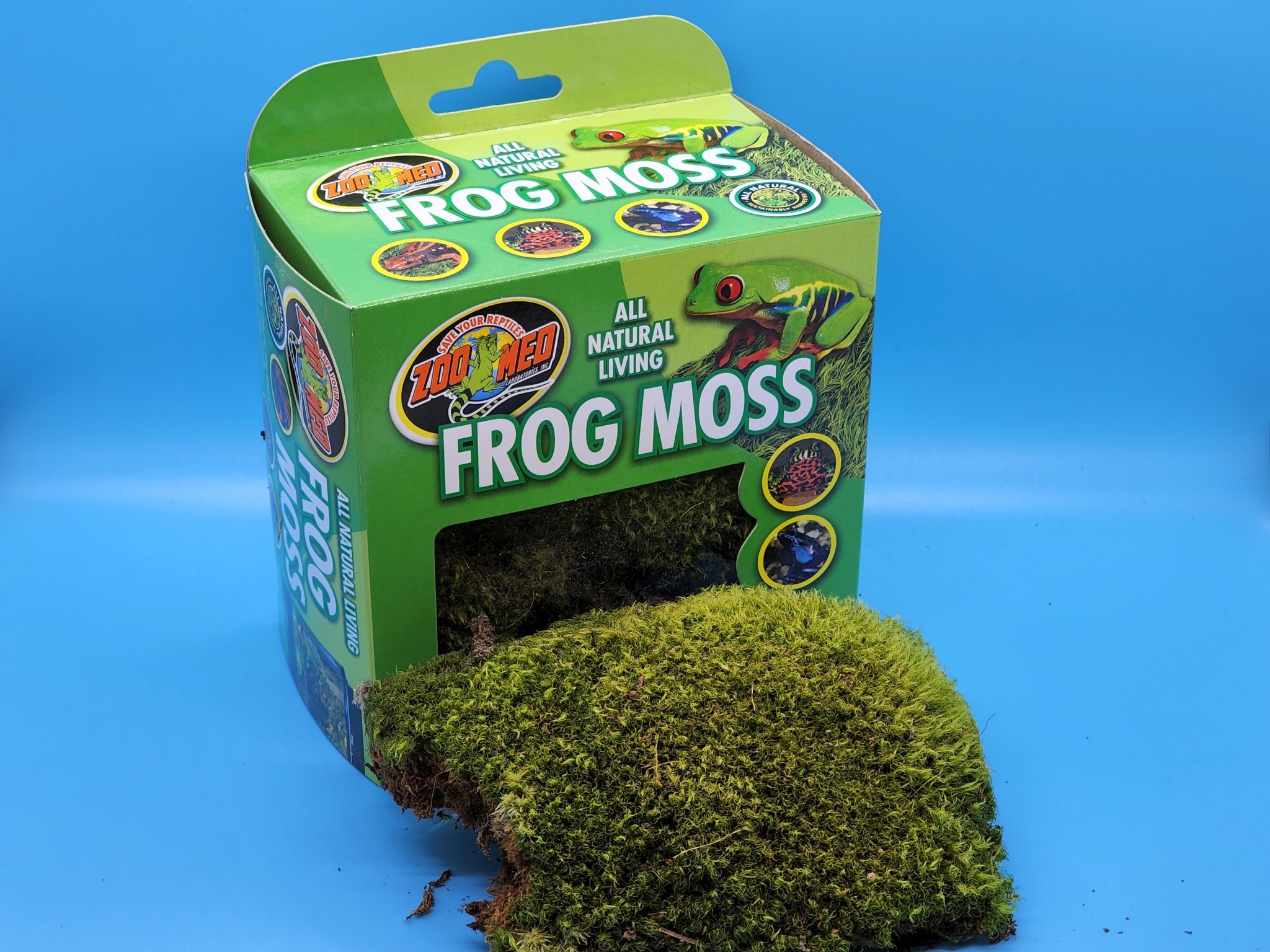 Zoo Med All Natural Frog Moss (80 Cu In) - Snake Discovery