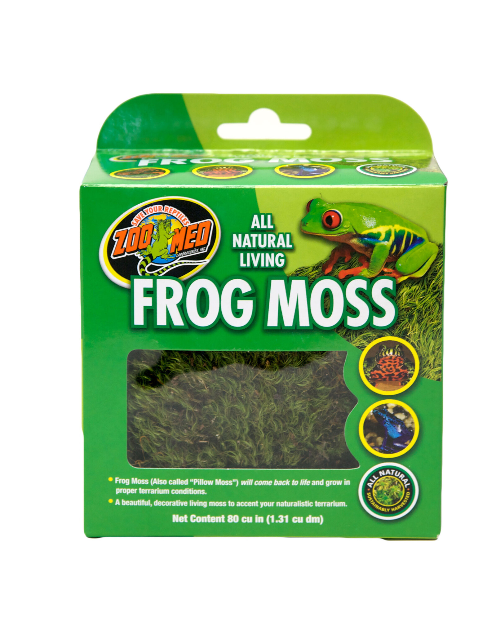 Zoo Med All Natural Frog Moss (80 Cu In)