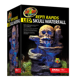 Zoo Med Zoo Med ReptiRapids Skull LED Waterfall S